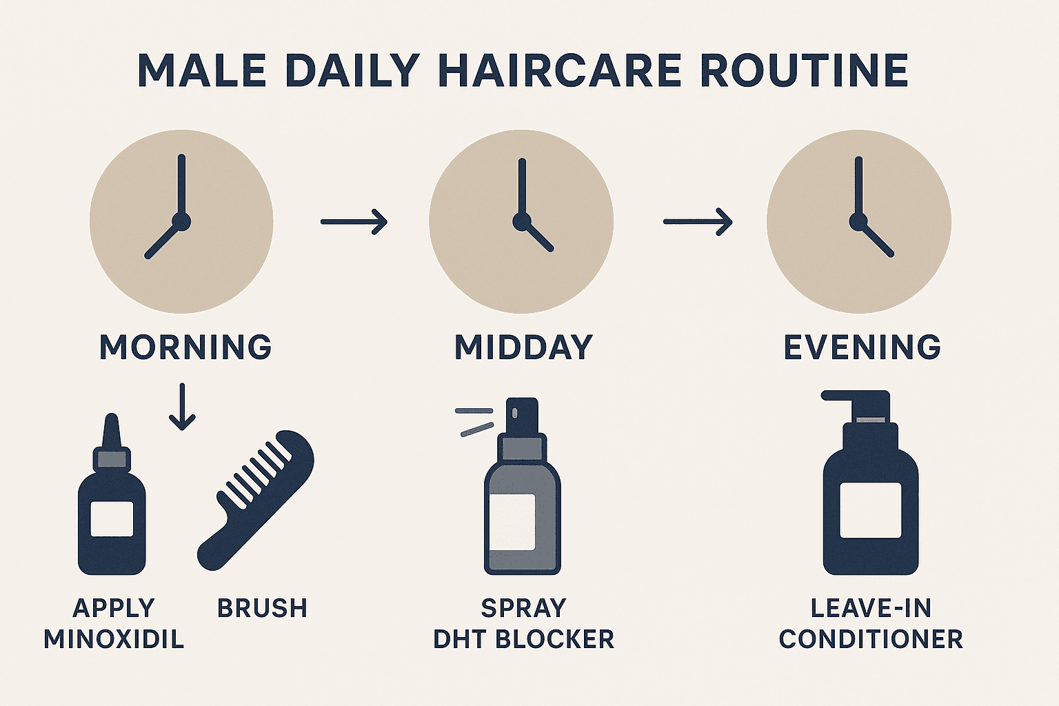 AM/PM Haircare diagram