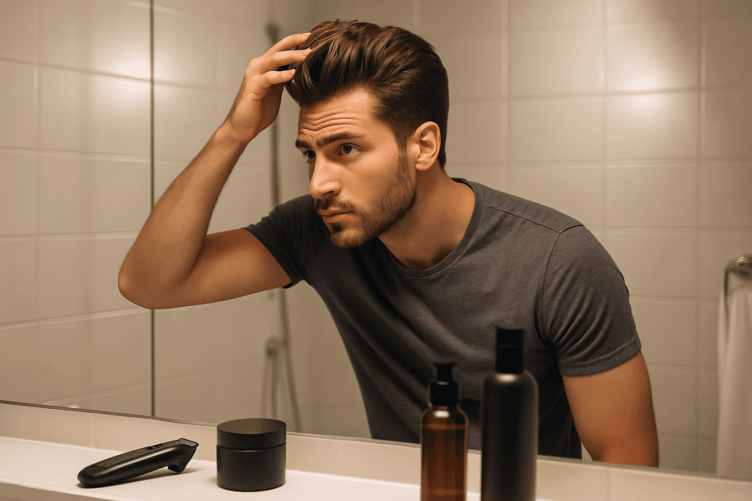 Hair transformation stages